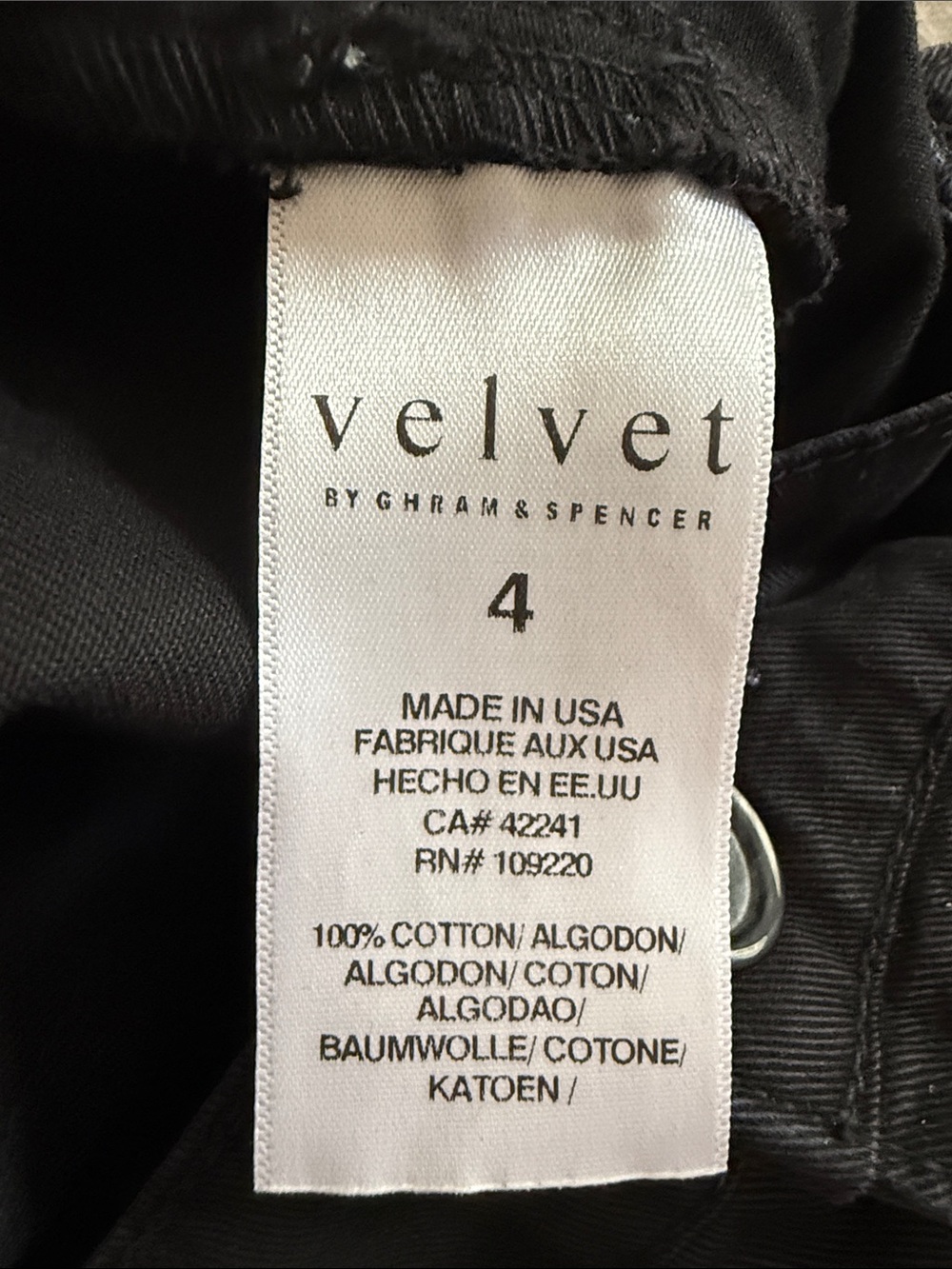 Velvet by Graham & Spencer Brylie Barrel Leg Pants in Vintage Black (4) - Picture 10 of 10